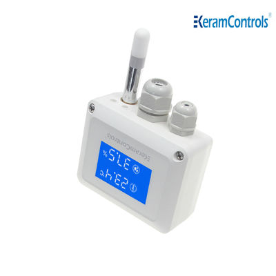 Transmisor M6 M20 de la humedad de la temperatura de la automatización de la HVAC