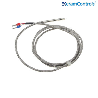 Alambre 316 inoxidables de los transmisores 2 del sensor de PTFE 5K 10K NTC