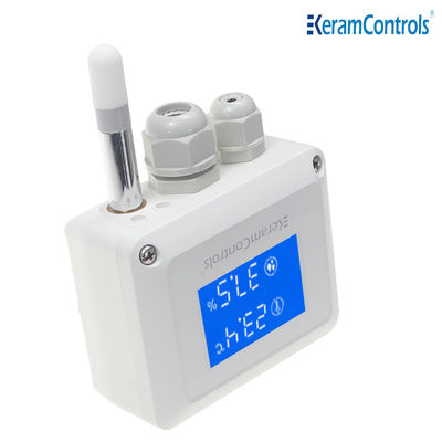 Transmisor húmedo de los temporeros del soporte de temperatura del aire y de la pared del sensor RS485 de la humedad