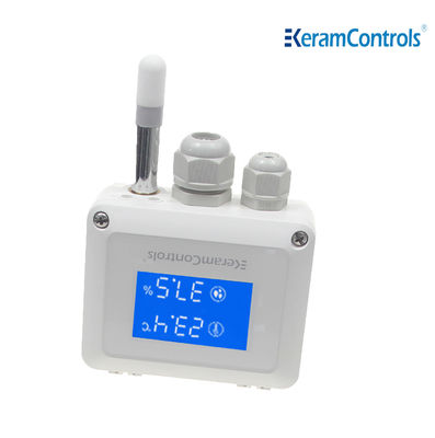 Transmisor húmedo de los temporeros del soporte de temperatura del aire y de la pared del sensor RS485 de la humedad