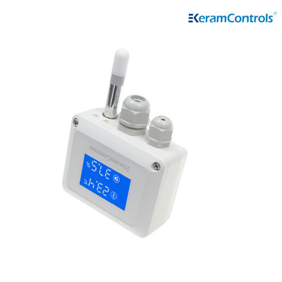 Transmisor húmedo de los temporeros del soporte de temperatura del aire y de la pared del sensor RS485 de la humedad