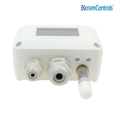 El tubo de aire montó la humedad RS485 IP65 de los temporeros de los transmisores del sensor