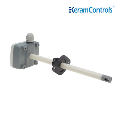 tipo de cable del transmisor 0-10V 16-24V de la velocidad de aire 4-20mA