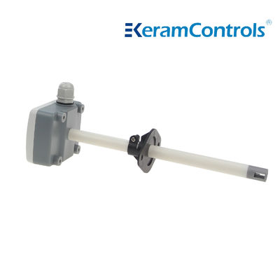 tipo de cable del transmisor 0-10V 16-24V de la velocidad de aire 4-20mA