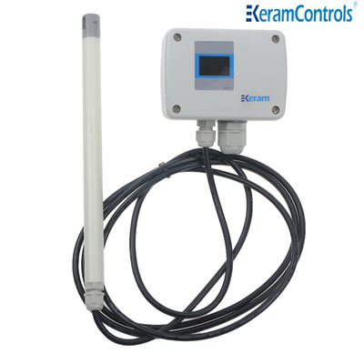 Transmisor IP65 16-24V de la velocidad de aire del cable 0-10V