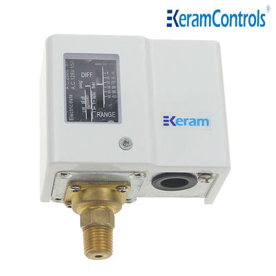Interruptores de presión ajustables blancos de 250V 10A 72A
