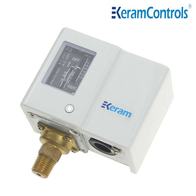 Interruptores de presión ajustables blancos de 250V 10A 72A