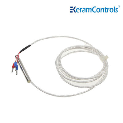2 sensores de temperatura impermeables del alambre 316 IP65 inoxidables