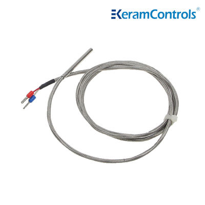 2 sensores de temperatura impermeables del alambre 316 IP65 inoxidables