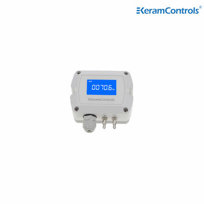 Sensor de presión micro diferencial NEMA4 con pantalla LCD de luz negra