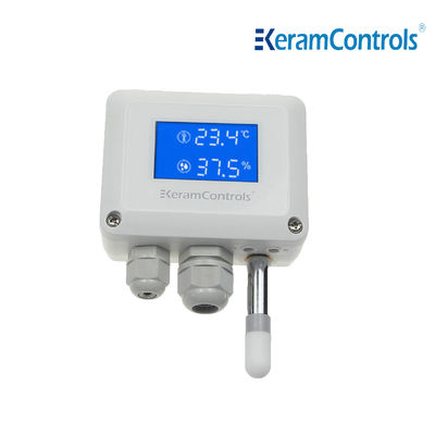 Transmisor grande de la temperatura y de la humedad de la pantalla LED para la medida de la temperatura y de la humedad