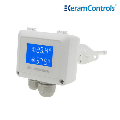 transmisor de la humedad de la temperatura de la exhibición de 4-20mA LCD para la HVAC