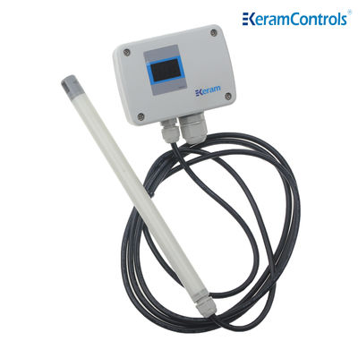 Temperatura alta del transmisor de la velocidad del aire RS485 del ABS IP65 resistente