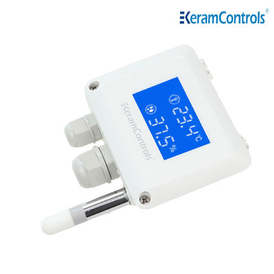 Transmisor de la humedad de la temperatura del alambre KTH500 3 para el invernadero